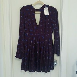 Free People Tegan Purple Dress